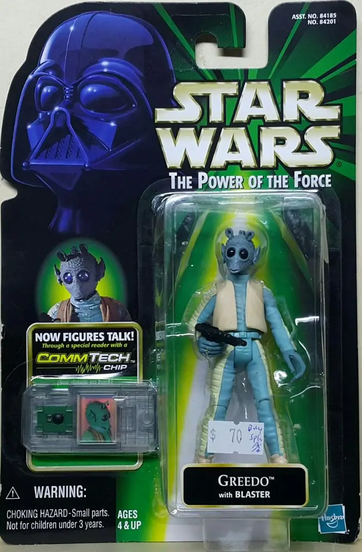 Hasbro 84201 星球大戰 葛利多 Star Wars The Power Of The Force Greedo With Blaster (Buy-Spk) 存 1