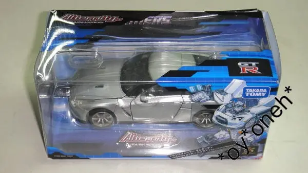Takara Tomy 變形金剛 柯栢文 Transformers Alternity A-01 Nissan Gt-R Convoy Optimus Prime Ultimate Metal Silver 31607 (Pa-105T) B30124141 1