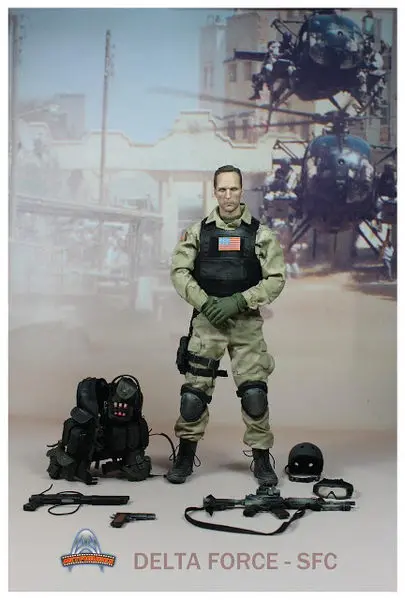 1:6 Art Figures Af-006 Force Delta Sfc - Leader (黑鷹15小時 Delta Force Leader) (Artfigures) (Piu/F-44-740) B20707319 1