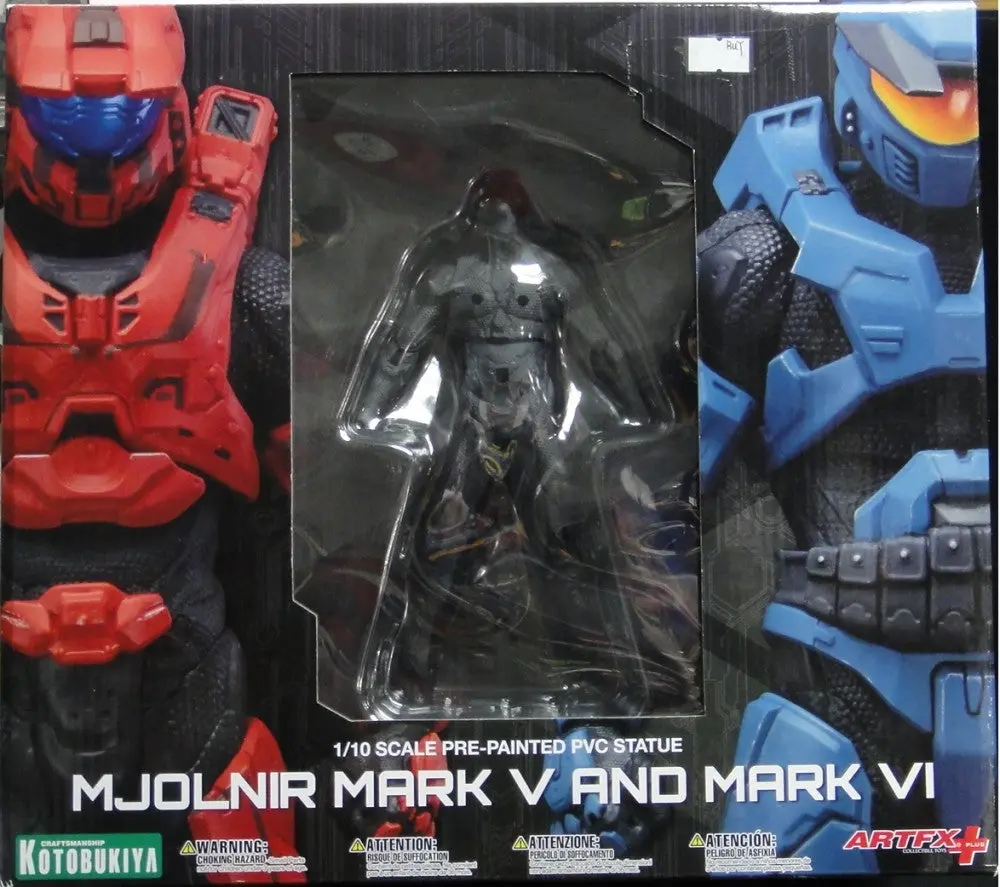 Kotobukiya Artfx Plus Halo Mjolnir Mark V And Mark Vi Armor Pre-Painted Pvc Statue 90259 (Buy) 1
