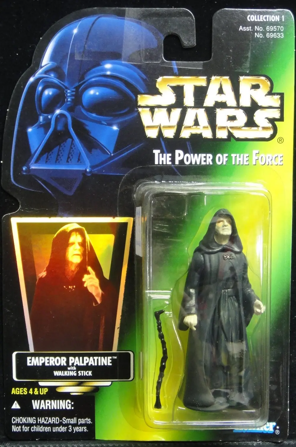 Kenner 星球大戰 Star Wars The Power Of The Force Emperor Palpatine With Walking Stick 69633 (Pa#0) 1