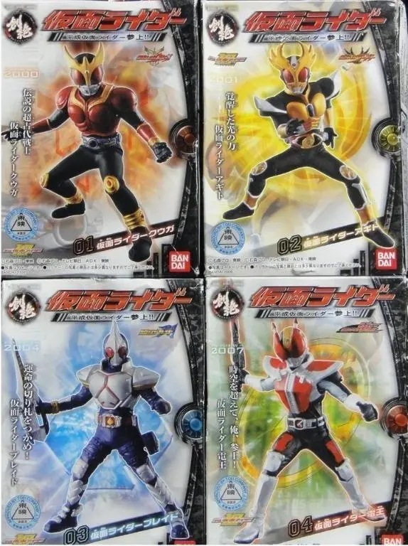Bandai 54776 創絕平成幪面超人 古迦 亞極陀 劍 電王 Kamen Rider Kuuga Agito Blade Den-O 盒蛋 (Piu50) 5 1