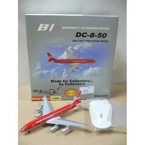 Starjets 1/500 Bi Braniff International Mcdonnell Douglas Dc-8-50 75086 (Piu10) 1