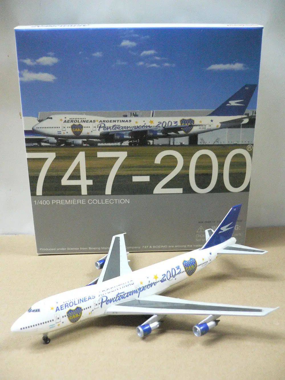 Dragon Wings 1/400 Aerolineas Argentinas B747-200 Lv-Ooz (55640) (Piu20) 1