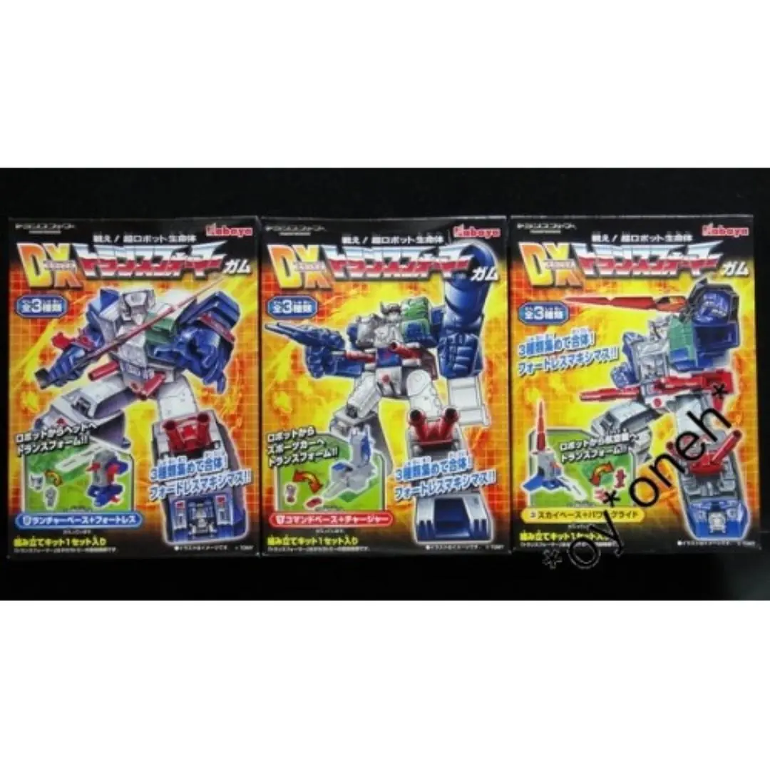 Kabaya 43535 變形金剛 福特巨人 追風者 力基 食玩 Dx Transformers Gum Fortress Maximus Charger Power Glide Set (Buy-Spk) B32021608 存 1