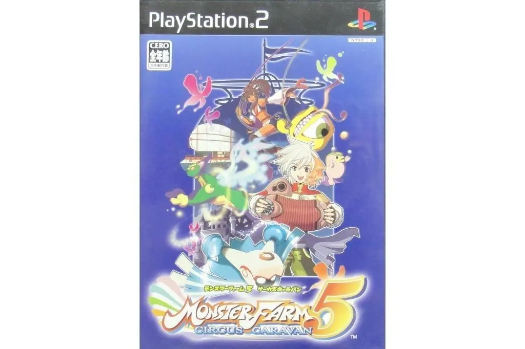 Sony Ps2 Tecmo Monster Farm 5 Circus Caravan 怪物農場5 馬戲團商隊 日版 Slps25585 (Buy-80028) 1