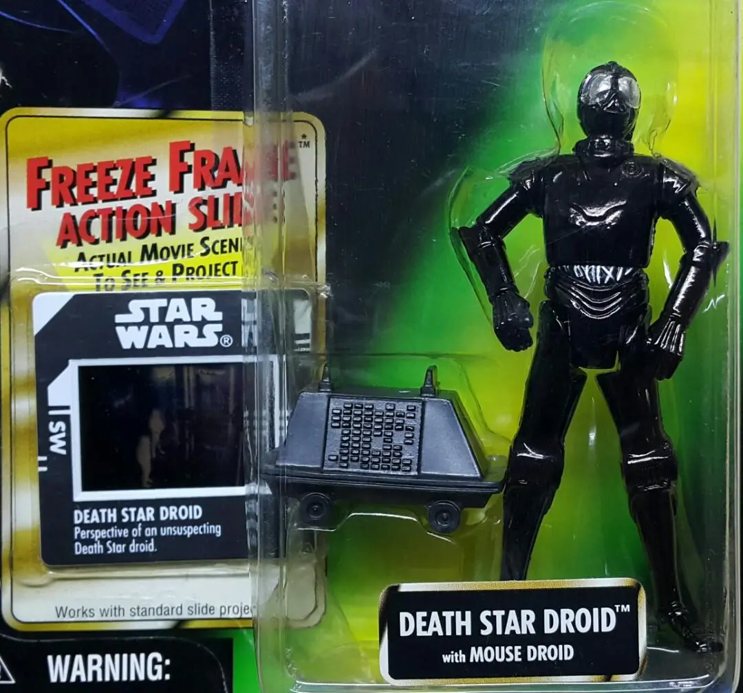 Kenner 69862 星球大戰 死星機械人 Star Wars The Power Of The Force Collection 3 Death Star Droid With Mouse Droid (Buy-Spk) 存 2