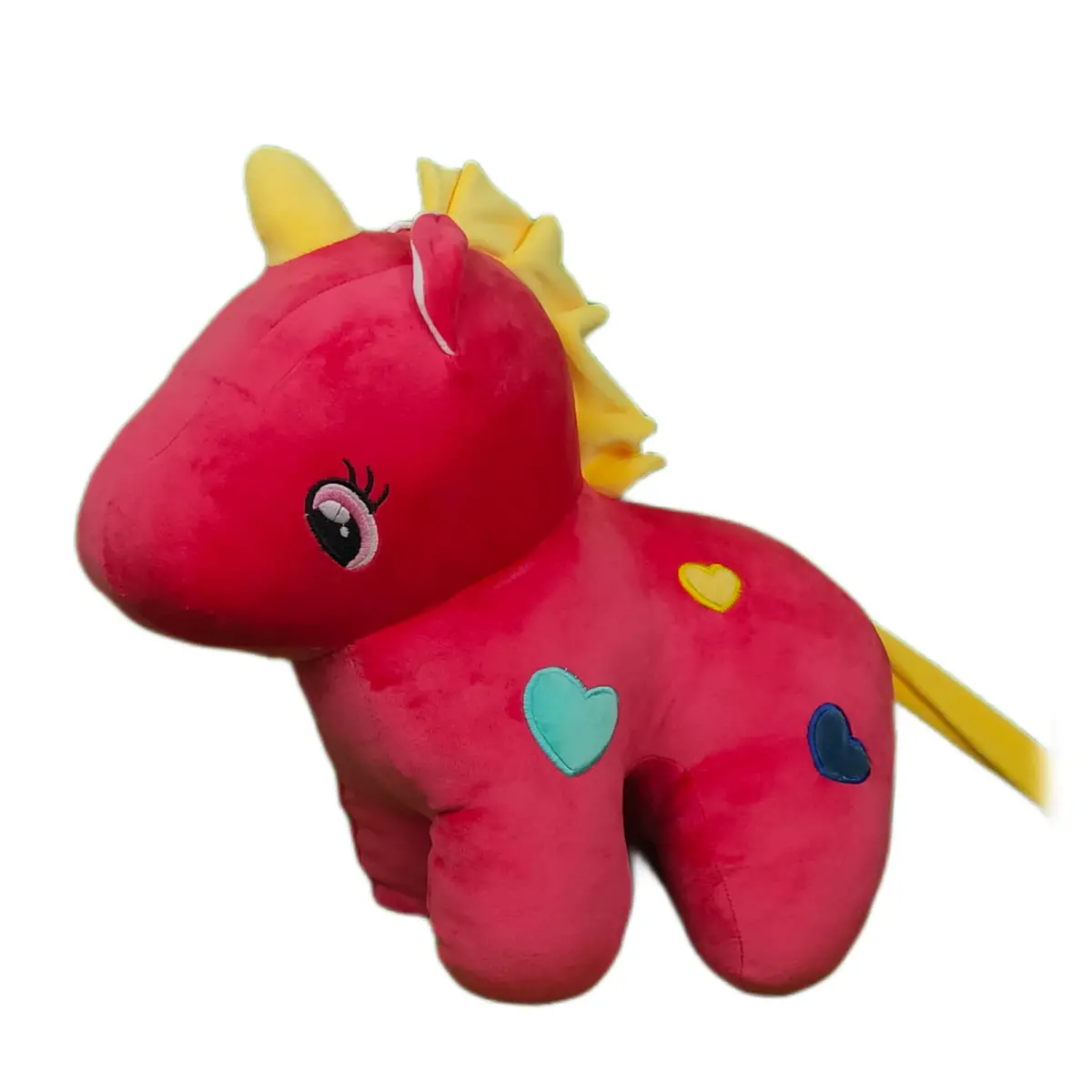 Play Hour Fairy Unicorn Plush Soft Toy For Ages 3 Years And Up - Red, 45Cm 1