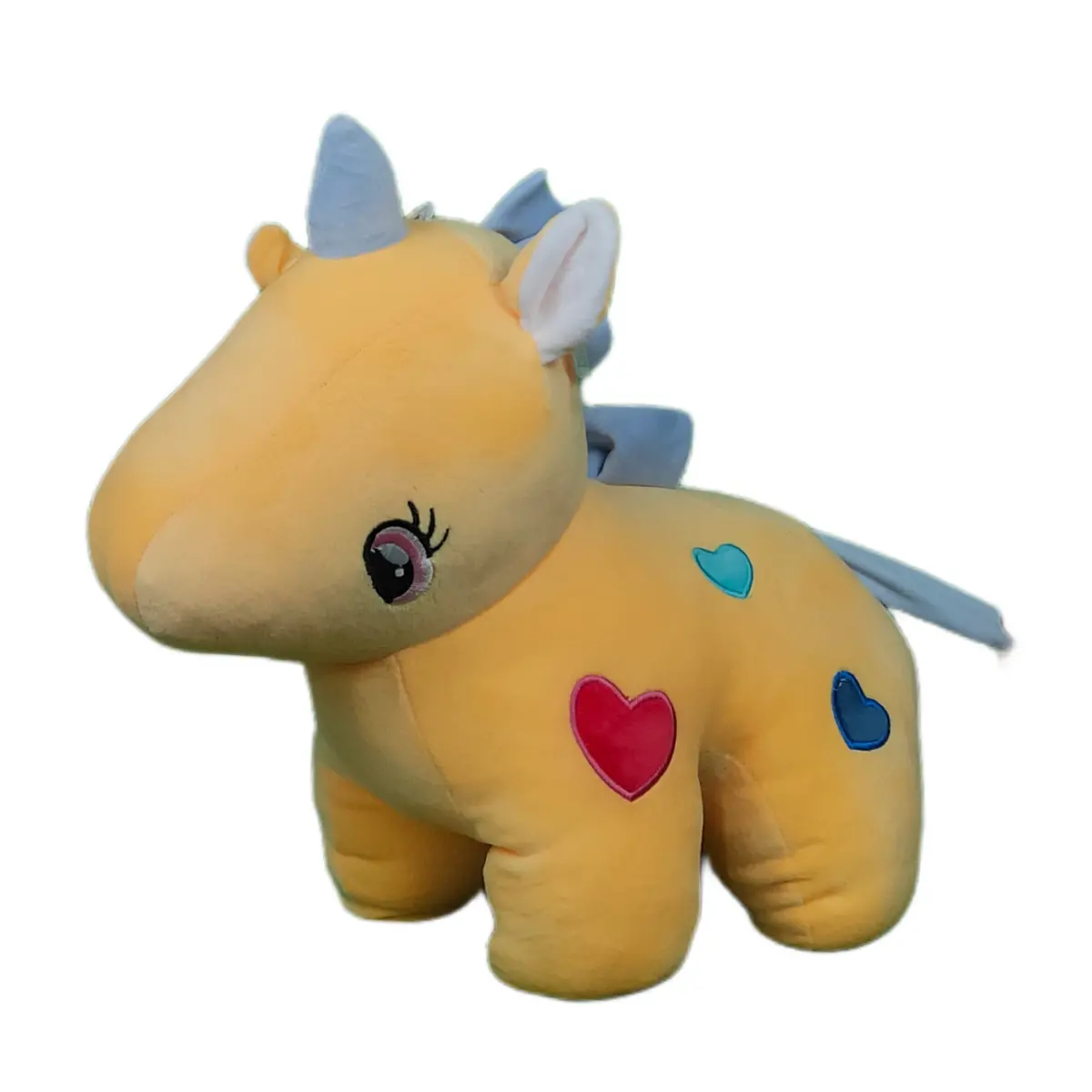 Play Hour Fairy Unicorn Plush Soft Toy For Ages 3 Years And Up - Yellow, 45Cm 1