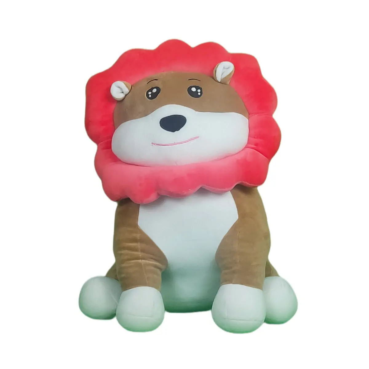 Play Hour Floret Sunny Lion Plush Soft Toy For Ages 3 Years And Up - Yellow, 50Cm 1
