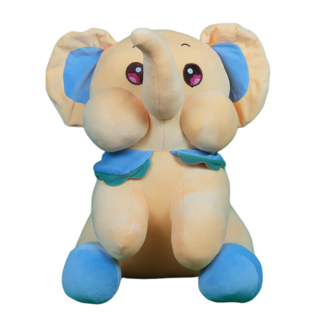 Play Hour Jumbo The Elephant Plush Soft Toy For Ages 3 Years And Up - Yellow, 55Cm 1