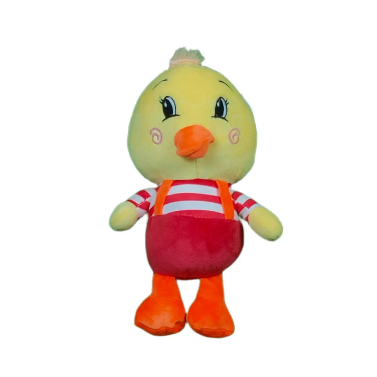Play Hour Duckie The Duck Plush Soft Toy With Red Dress For Ages 3 Years And Up, 25Cm 1