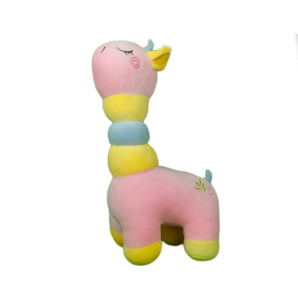 Play Hour Ring Giraffe Plush Soft Toy For Ages 3 Years And Up, Baby Pink, 45Cm 1