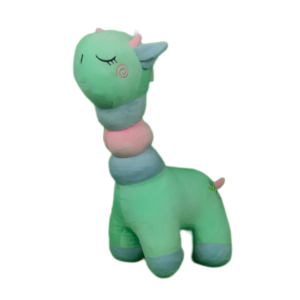 Play Hour Ring Giraffe Plush Soft Toy For Ages 3 Years And Up, Green, 45Cm 1