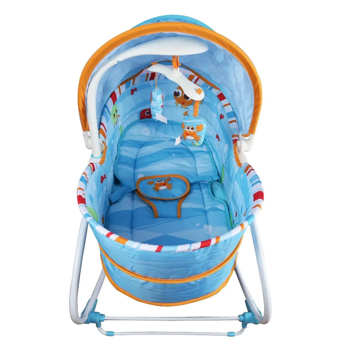 Mastela 5 In 1 Rocker & Bassinet Aqua - For Ages 0-4 Years 2