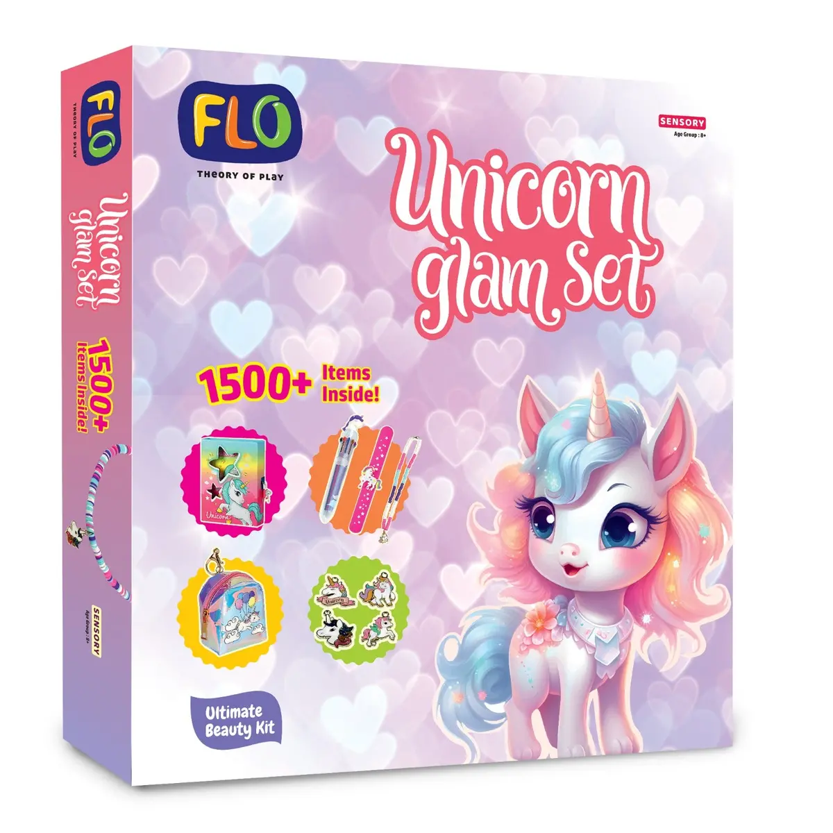 Flo Toys Unicorn Glam Set For Kids Ages 8+ 1
