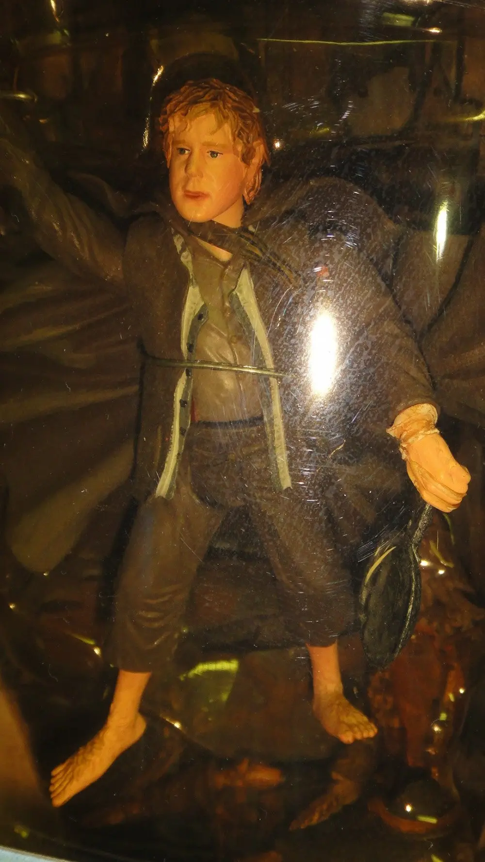 Toy Biz 魔戒首部曲 魔戒現身 山姆詹吉 辛艾斯丁 The Lord Of The Rings The Fellowship Of The Ring Samwise Gamgee With Moria Mines Goblin Battle Action Base Sean Astin (Lotr-81021) 1117900219 2