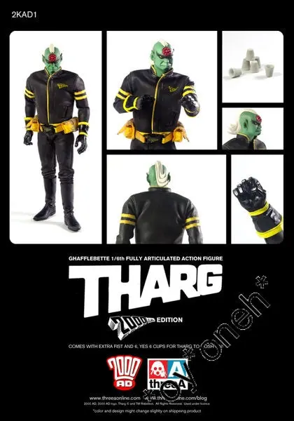 1:6 3A (Three A) 2Kad1 Ashley Wood 2000Ad The Galaxy's Greatest Comic Tharg Figure (Piu/F-37-1200) 1126622547 1