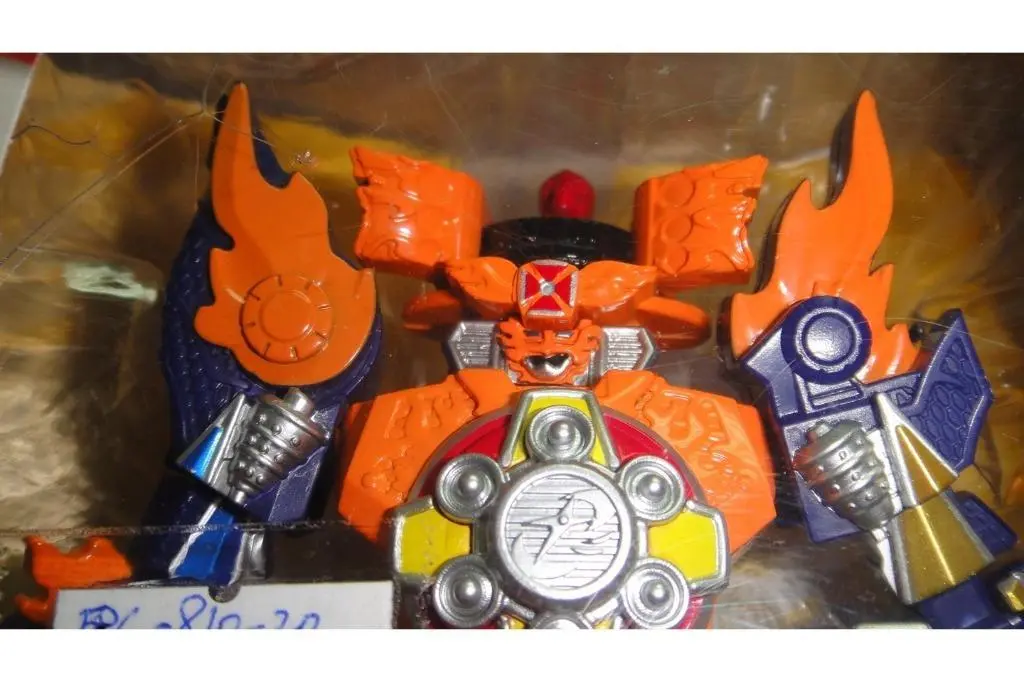 Bandai 00839 手裏劍戰隊忍忍者 格鬥動作機械人 激熱大王 食玩 Shuriken Sentai Ninninger Fighting Action Robo Gekiatsu Dai-Oh (Epc-810-20) 存 2