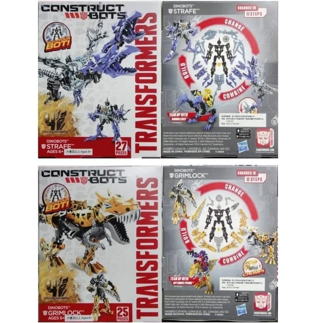 Hasbro Transformers Aoe Construct Bots Strafe Grimlock Slug Slash Scorn 91726 (Piu/Kw260a-E-60S) 2