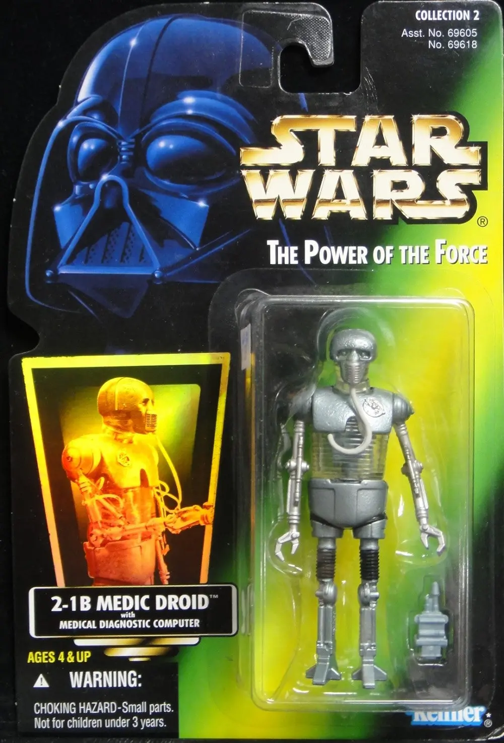 Kenner 星球大戰 Star Wars Power Of The Force 2-1B Medic Droid With Medical Diagnostic Computer (Wkg-69618) 1