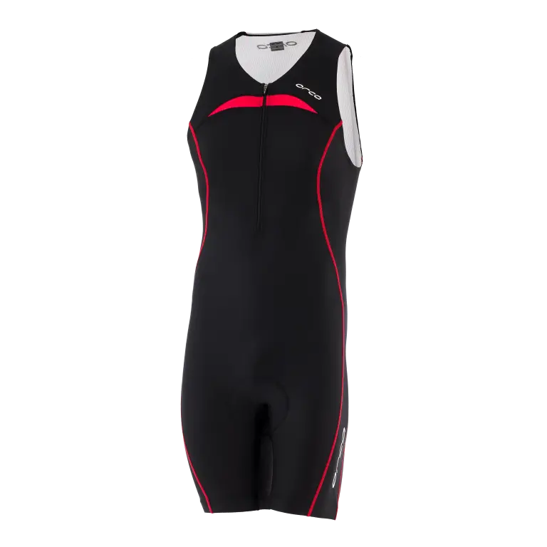 Mens Core Equip Trisuit Bk-Rd 1