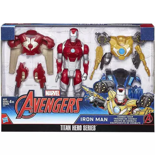 Avengers Marvel Titan Hero Series Iron Man Combat Pack (12 Inch) 1