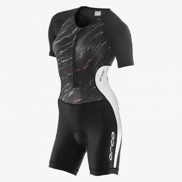 Womens Core Ss Racesuit Bkwh 1