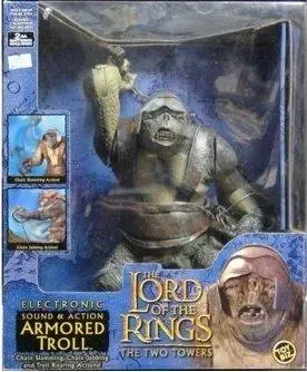 Toy Biz 81341 魔戒二部曲 雙城奇謀 食人妖 The Lord Of The Rings The Two Towers Armored Troll Chain Slamming Chain Jabbing (Buy-81341) 1