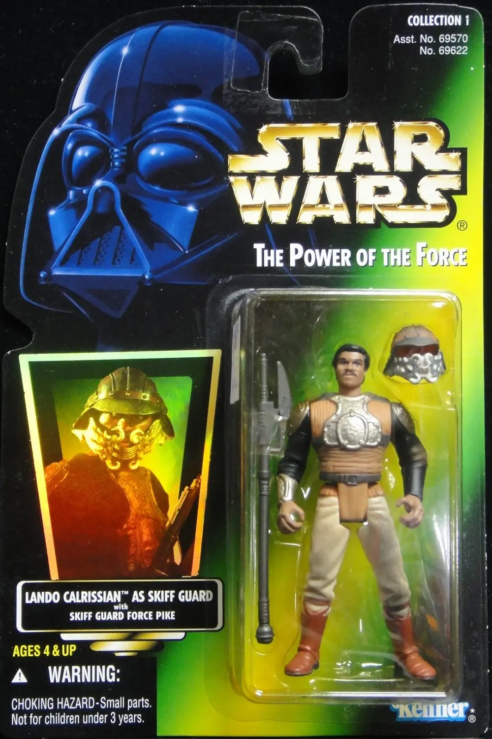 Kenner 星球大戰 The Star Wars The Power Of The Force Lando Clarissian As Skiff Guard With Skiff Guard Force Pike 69622 (Pa#0) 1