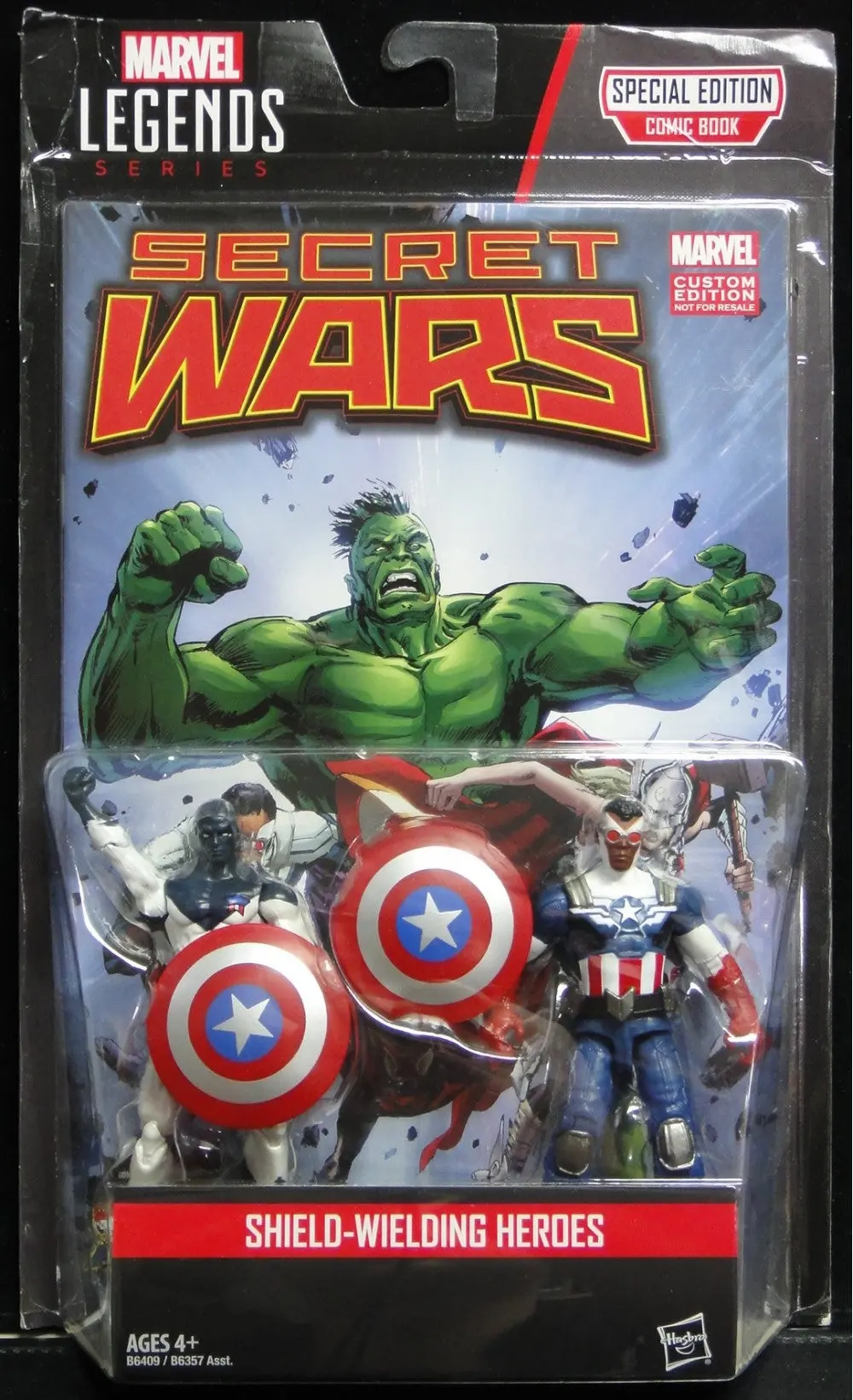 Hasbro Marvel Legends Shield-Wielding Heroes Vance Astro Captain America With Comic Book 44487 (Piu/Kw232b-60) 1