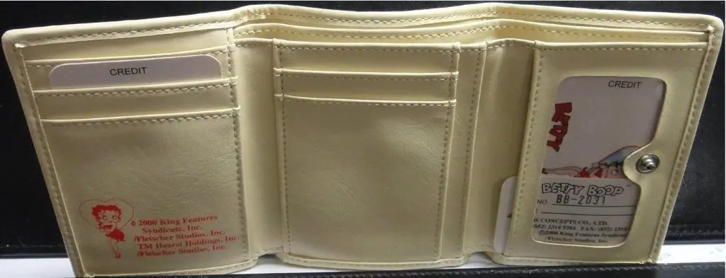 King Features 貝蒂·布普 綠色錢包 Fleischer Betty Boop Green Color Purse Bb-2031 (Pa-0) 2