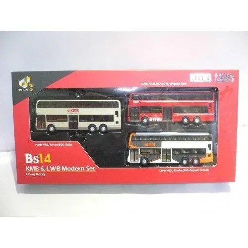 Toyeast Tiny City Bs14 Kmb & Lwb Modern Set Enviro Wright Kmb2018105 (14363) (C920-132) 1
