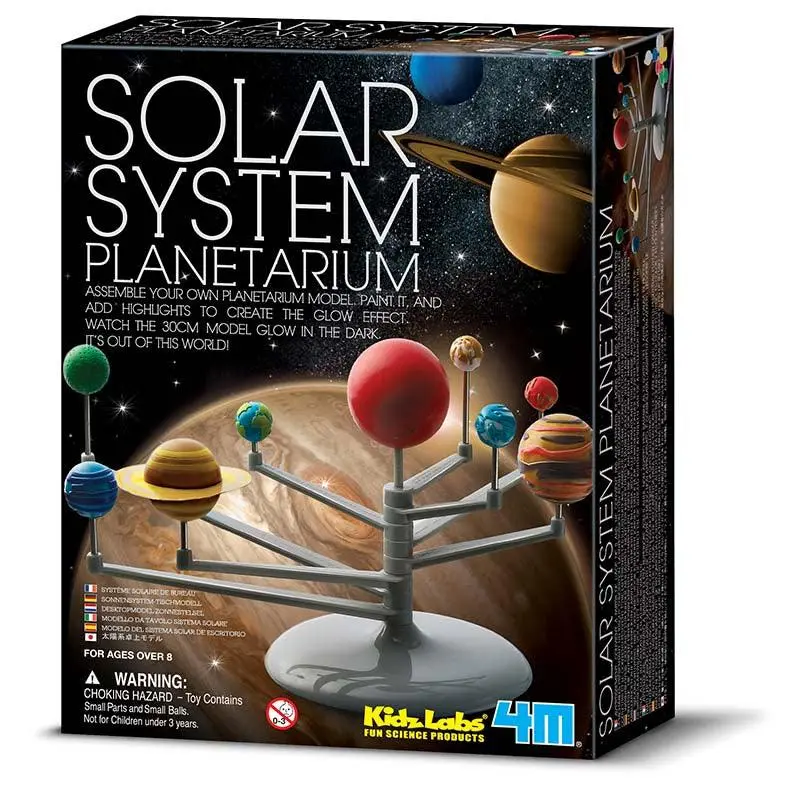 4M Build Your Own Glow-In-The-Dark Solar System Planetarium Model 1