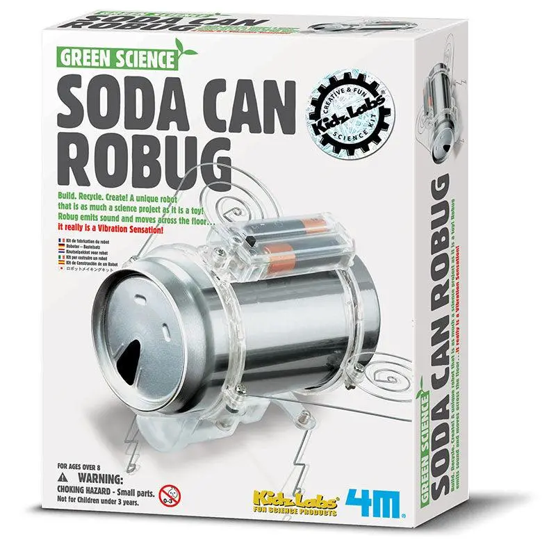 4M Kidz Labs - Soda Can Robug 1