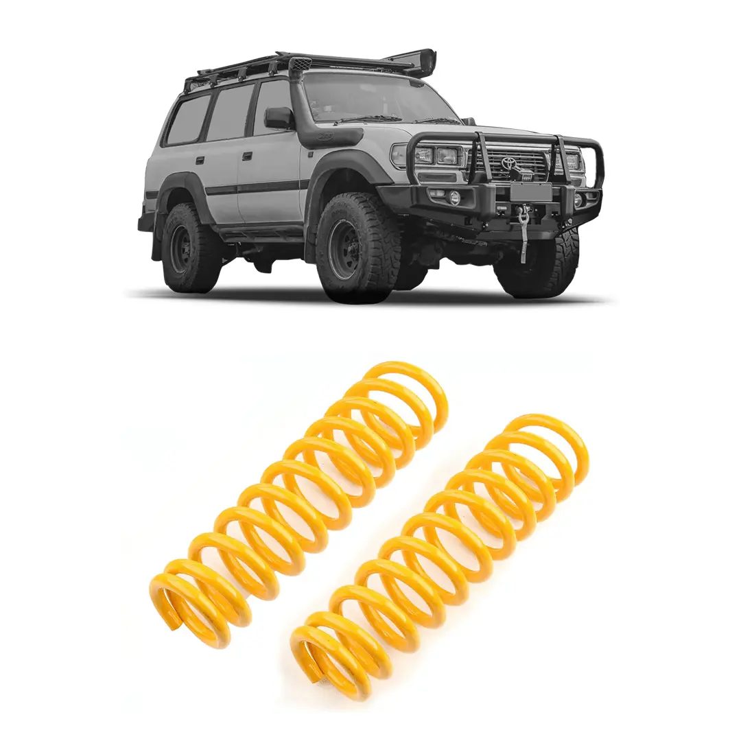 80 Series Front Suspension Kings Coil Springs (Pair) - Suits 80 Series Landcruiser 1