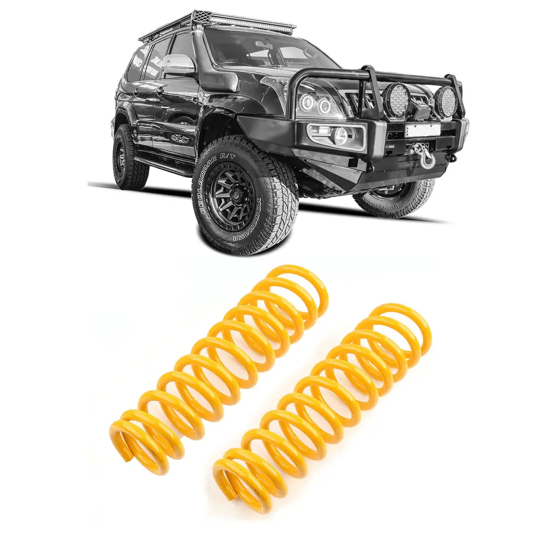 Prado 120 Front Suspension Kings Coil Springs (Pair) - Suits Prado 120 Series 1