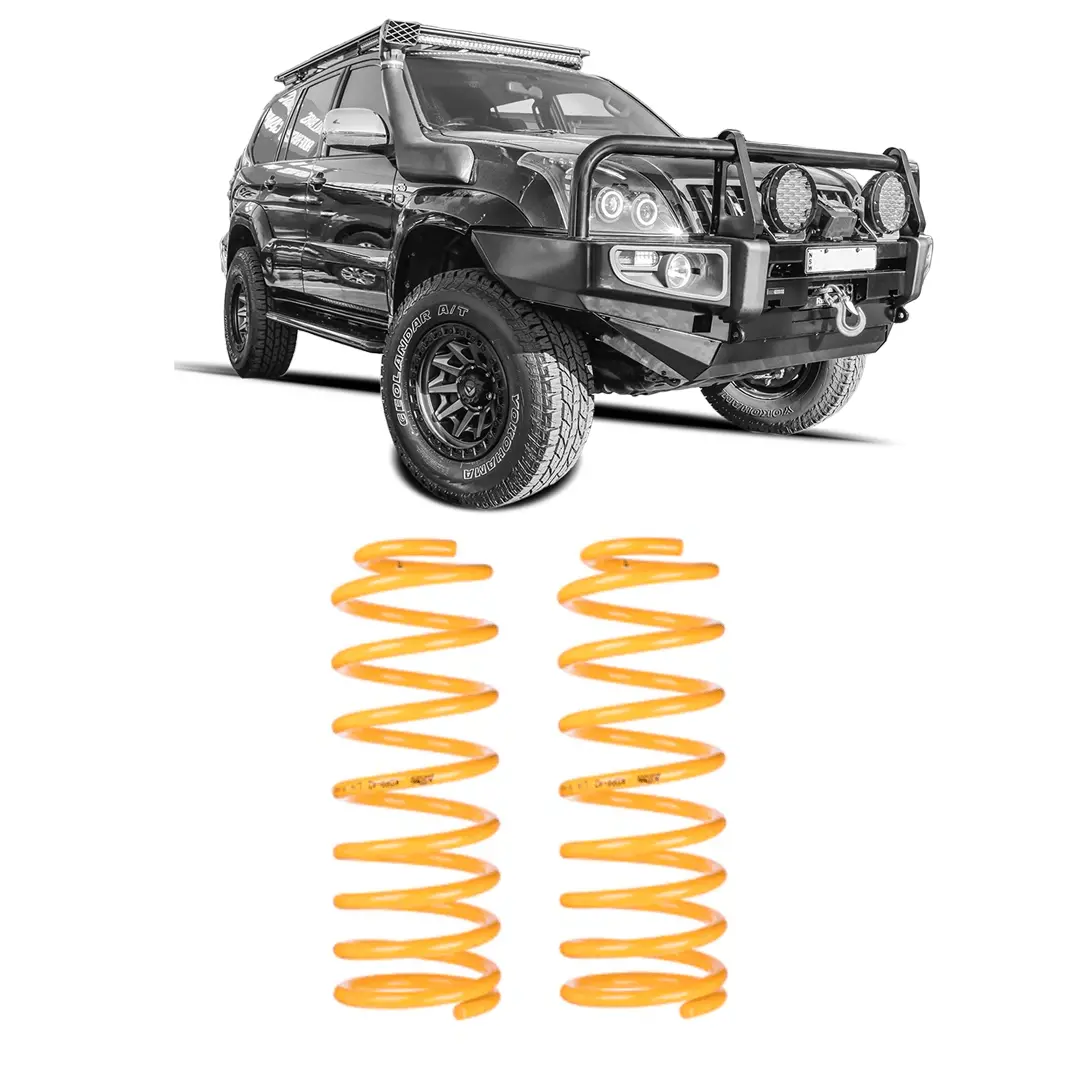 Prado 120 Rear Suspension Kings Coil Springs (Pair) - Suits Prado 120 Series 1