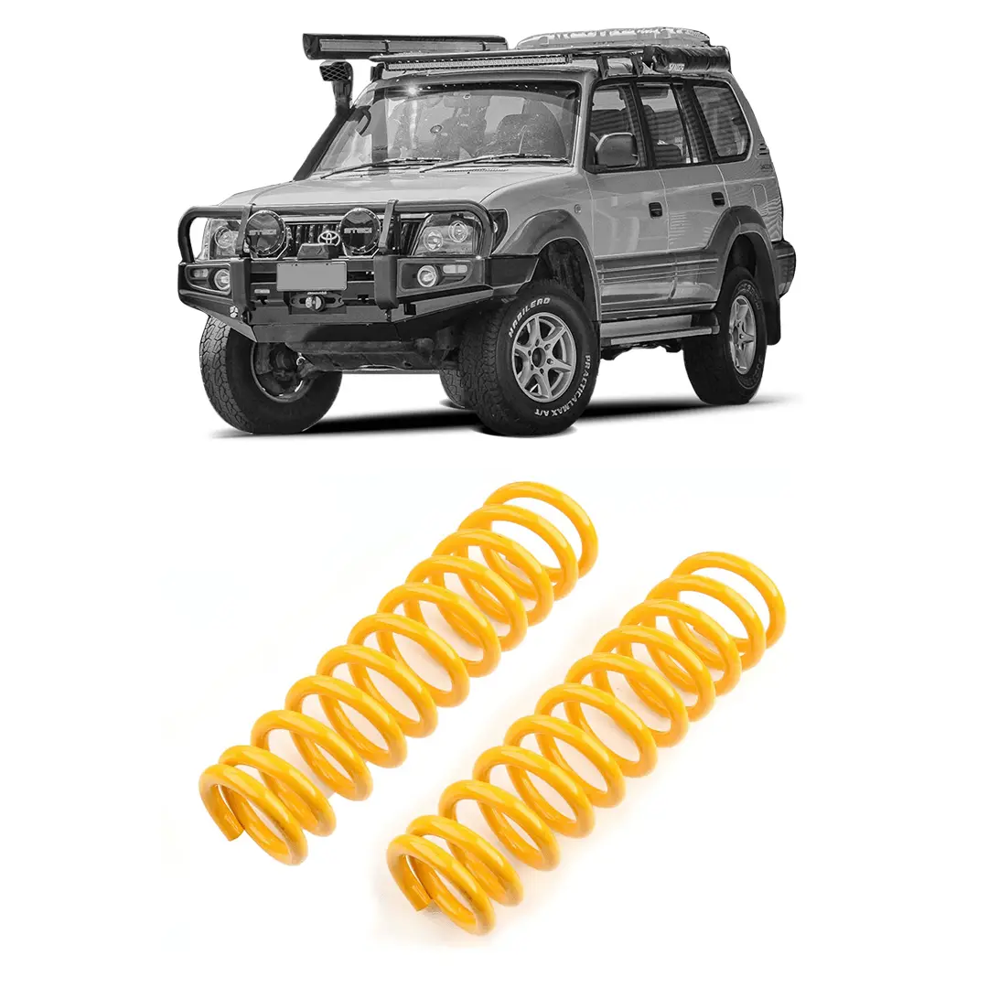 Prado 90 Front Suspension Kings Coil Springs (Pair) - Suits Prado 90 Series 1