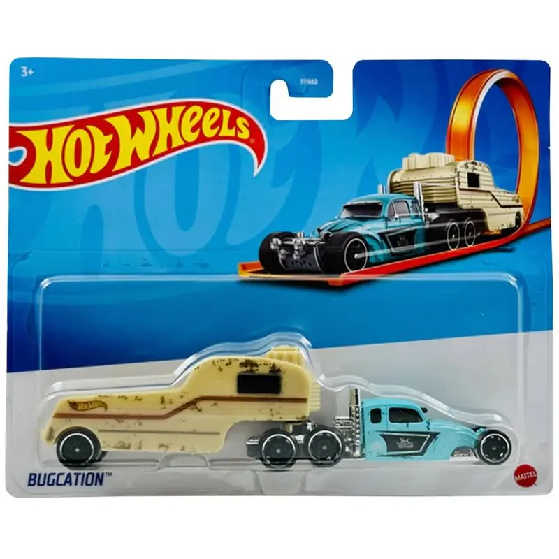 Hot Wheels 1:64 Scale Track Trucks Bugcation Racing Rig For Ages 3+ 1