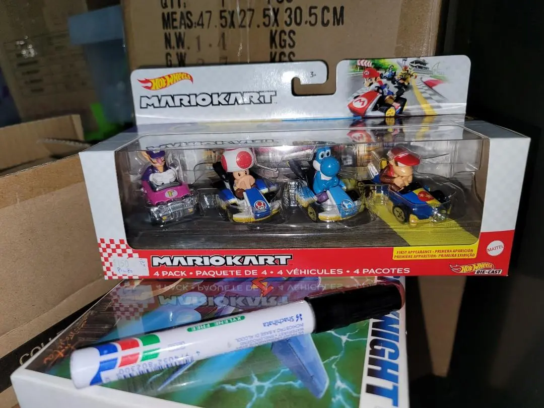 Hotwheels Mario Kart Mariokart Hot Wheels Diecast  Set 1