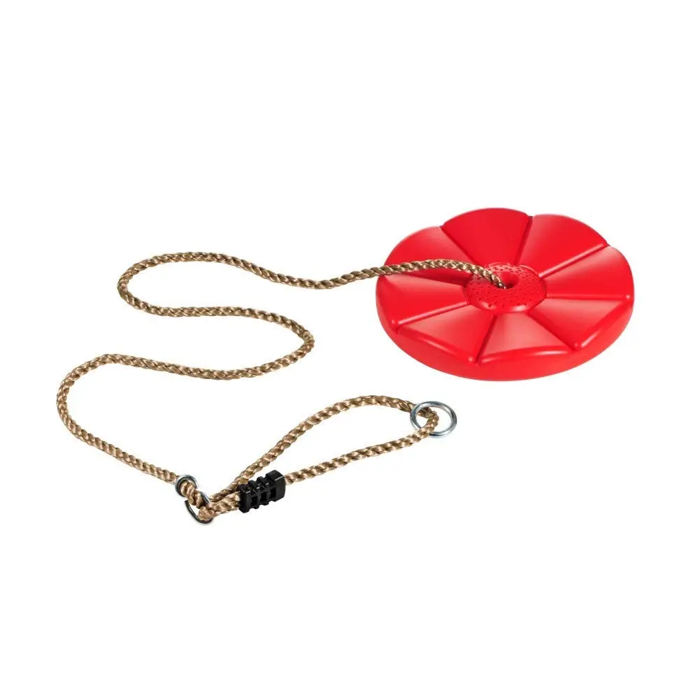 Reznor Plastic Button Monkey Round Disc Rope Swing For Kids, Red 1