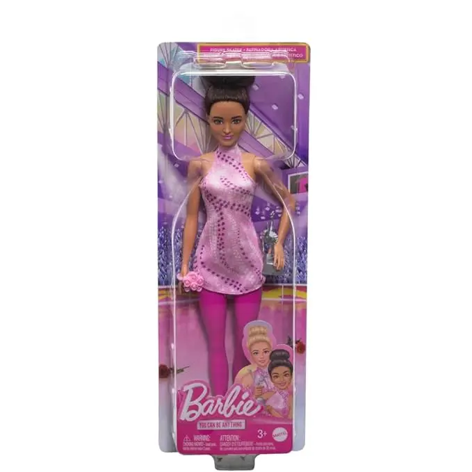 Barbie Careers Skate Brunette Doll With Pink Skate Outfit & Accessories For Kids Ages 3+ 2