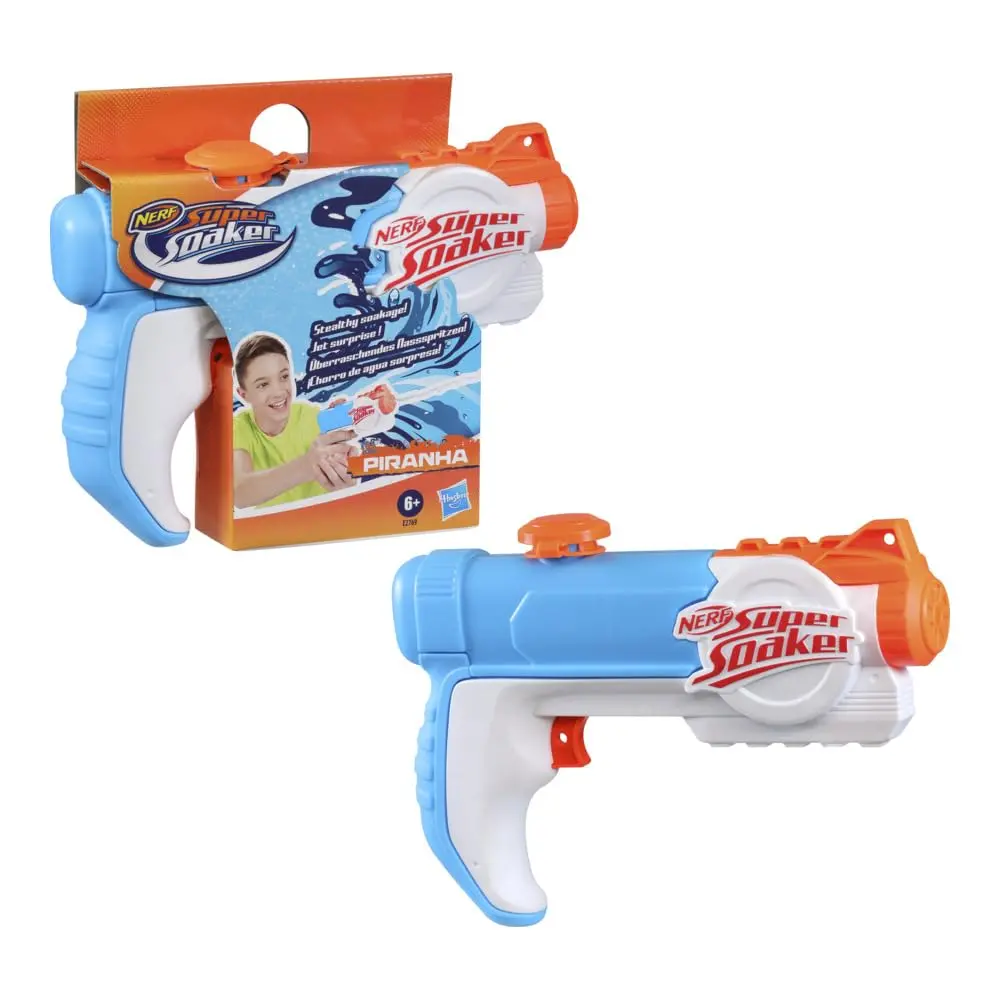 Nerf Super Soaker Piranha Toy Water Blaster - Trigger Action, Pichkari For 6 Year Old Kids Ages 6+ 1