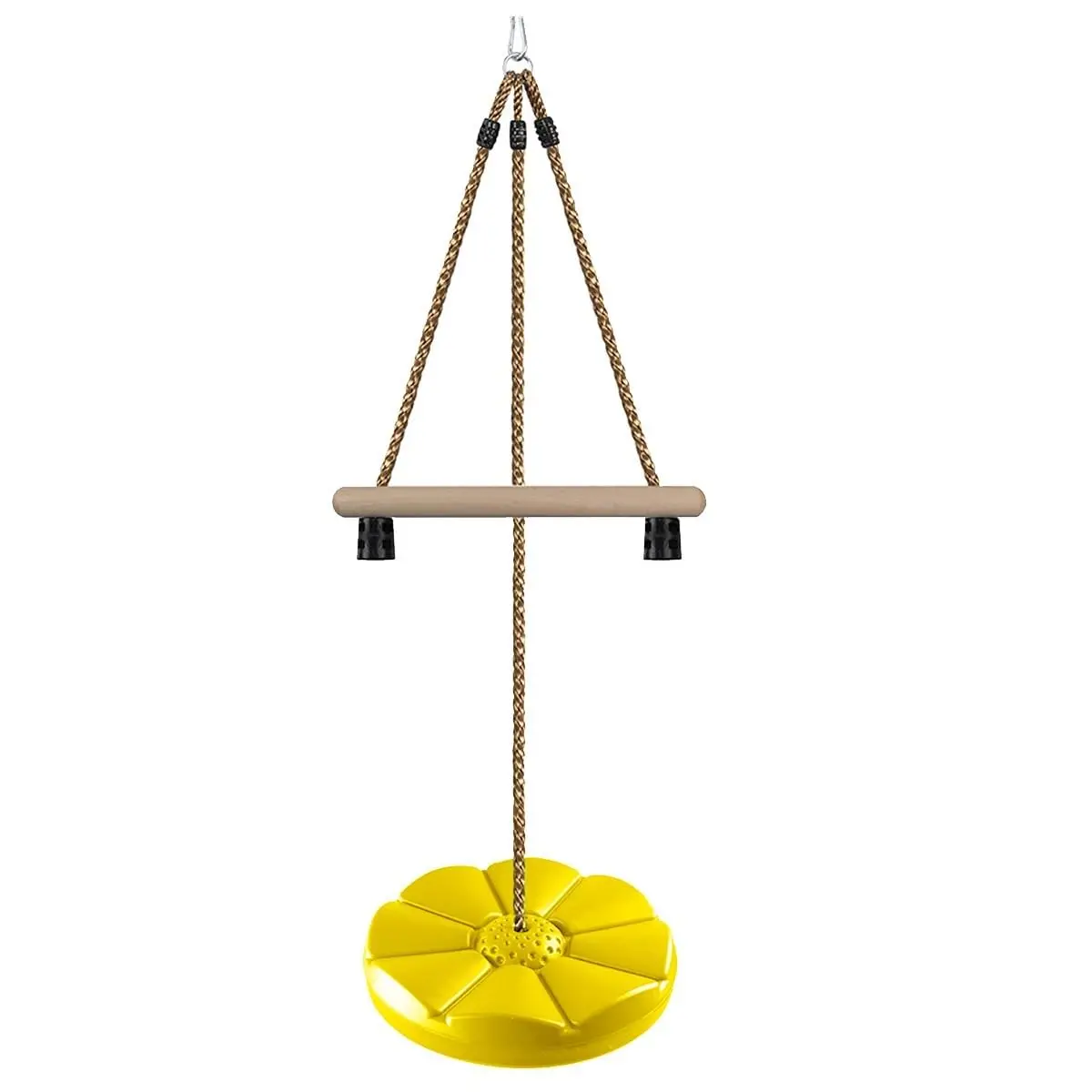 Reznor 7Ft Height Adjustable Gym Monkey Disc Bars Swing For Kids Tree Swing For Backyard, Yellow 1