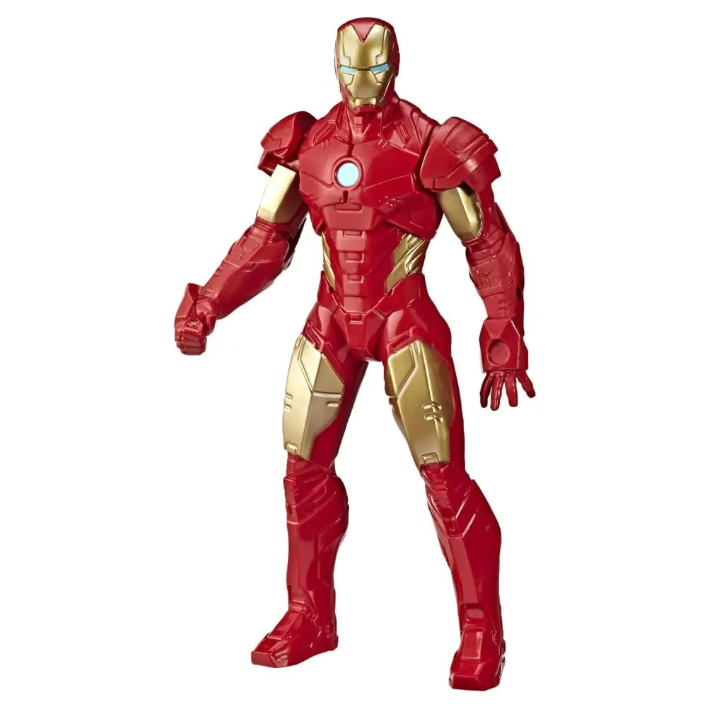 Marvel Mighty Hero Series Iron Man Action Figure, 9.5-Inch Poseable Super Hero Toy For Kids 4 1