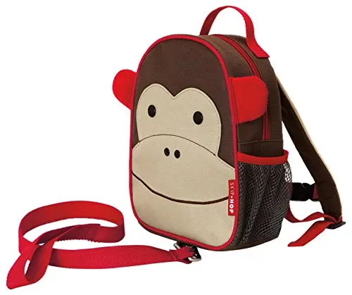 Skip Hop Zoo Little Kid And Toddler Safety Harness Let Backpack, Monkey For Kids Ages 3+ 1