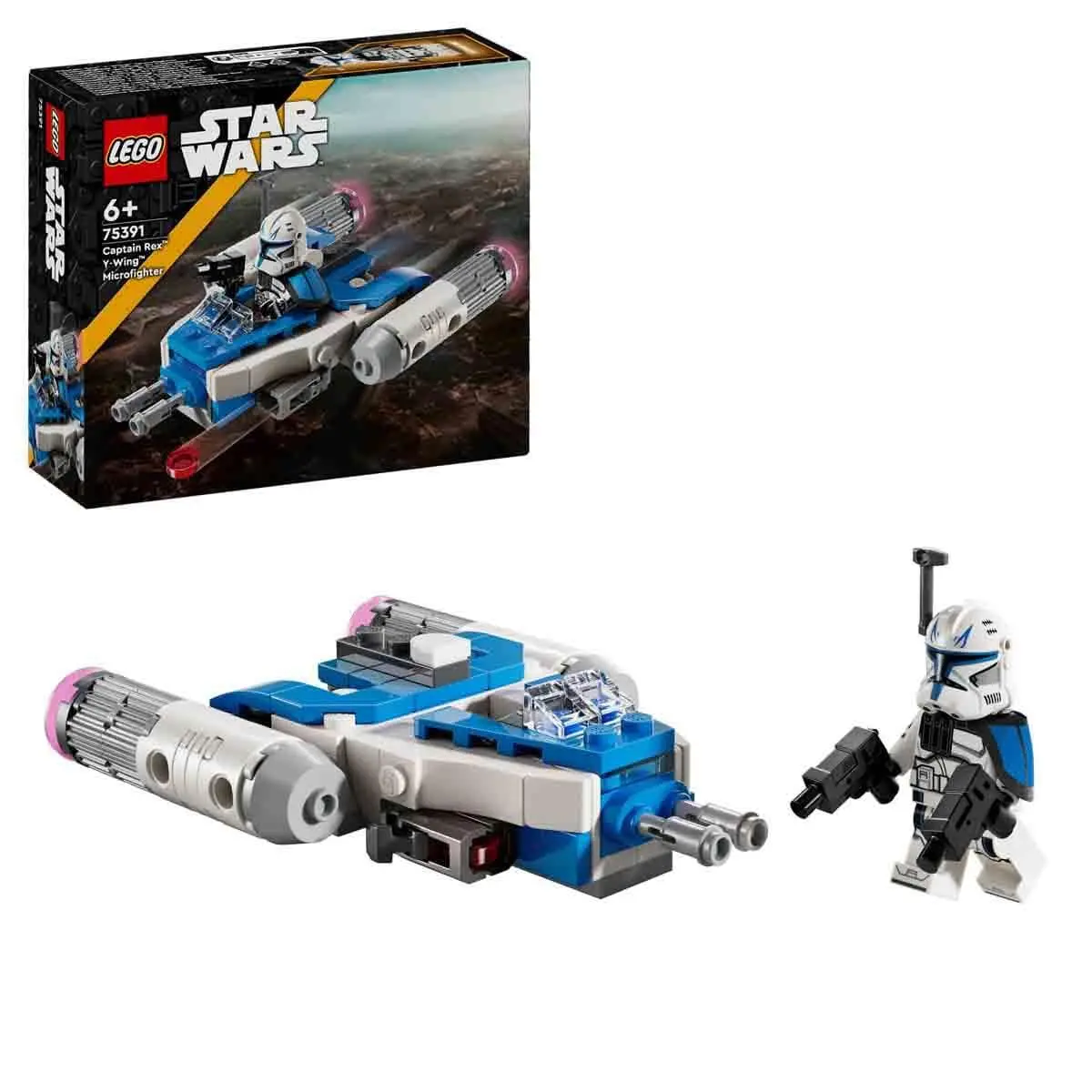 Lego Star Wars Captain Rex Y-Wing Microfighter Set For Ages 6+ 1