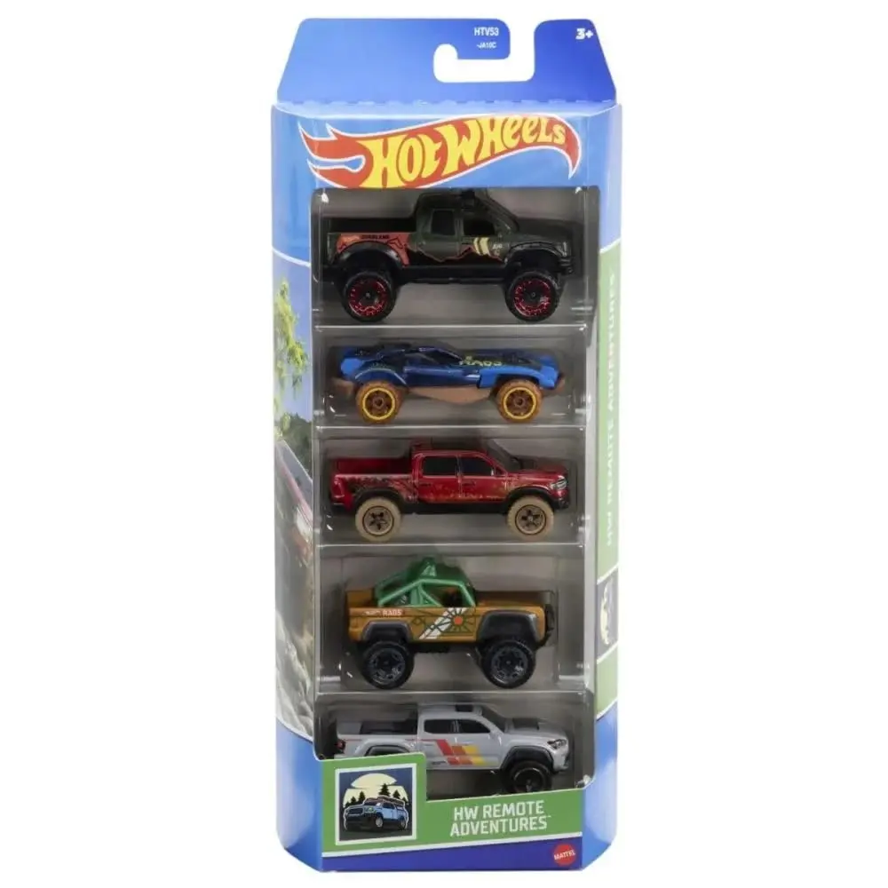 Hot Wheels 5 Car Gift Pack - Hw Remote Adventure Pack Of 5 For Kids & Collectors 1