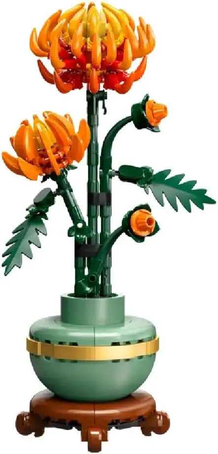Lego Icons Chrysanthemum Flower Decor Building Kit For Ages 18+ 1